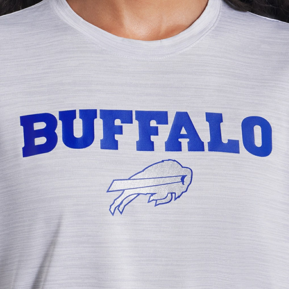 Buffalo Bills Women's 2025 Rivalries Collection Sideline Velocity Dri-FIT T-Shirt White | Nike for Sale