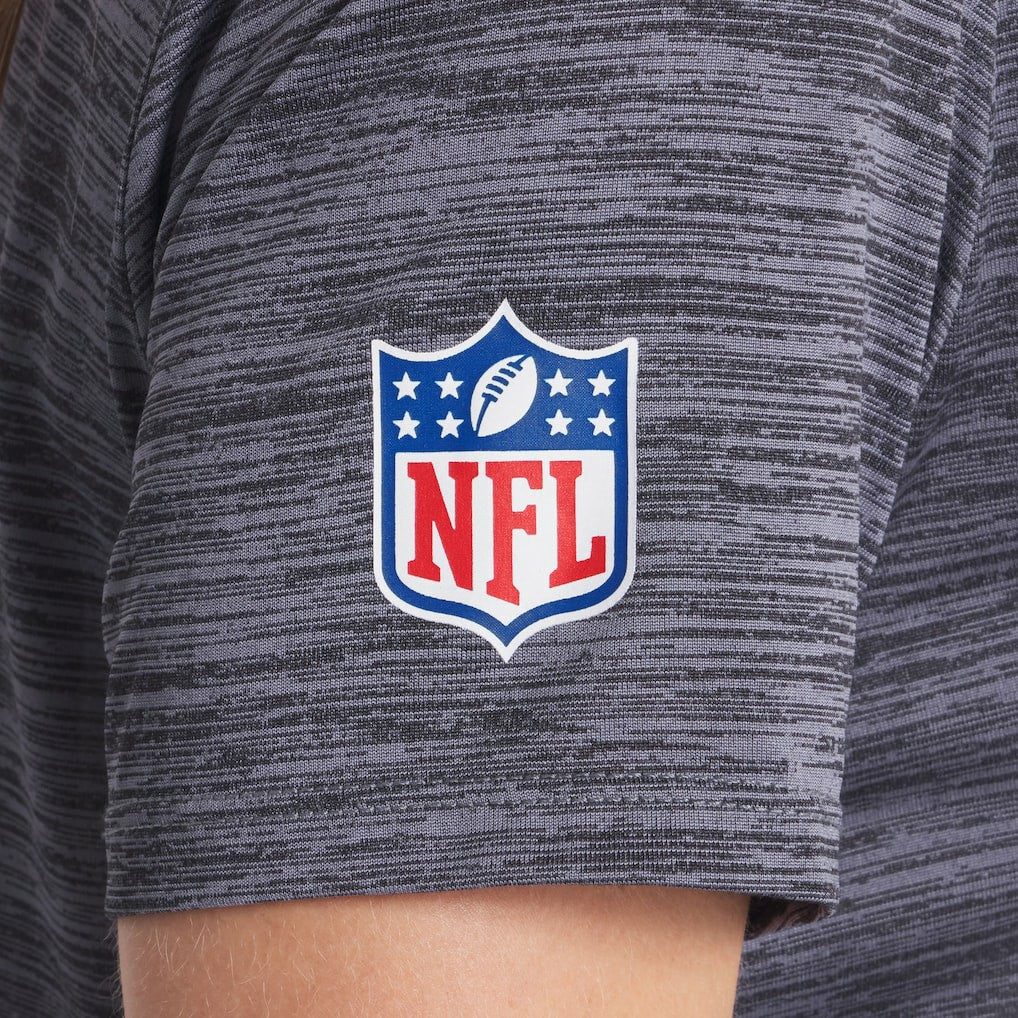 San Francisco 49ers Women's 2025 Rivalries Collection Sideline Velocity Dri-FIT T-Shirt Heather Charcoal | Nike for Sale