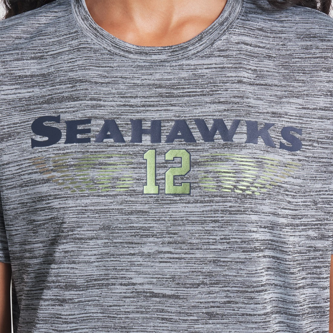 Seattle Seahawks Women's 2025 Rivalries Collection Sideline Velocity Dri-FIT T-Shirt Wolf Gray | Nike for Sale
