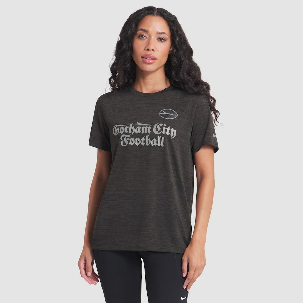 New York Jets Women's 2025 Rivalries Collection Sideline Velocity Dri-FIT T-Shirt Black | Nike for Sale