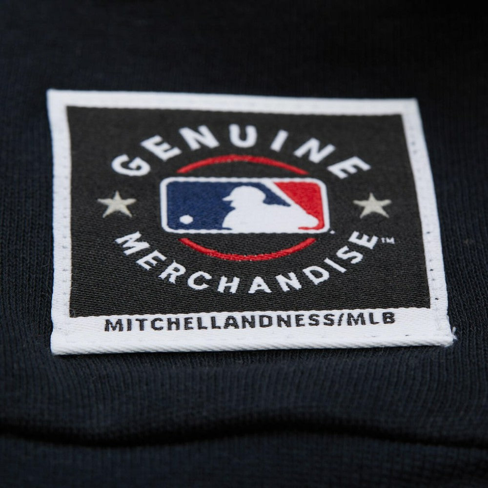 Milwaukee Brewers Mitchell & Ness Women's Cooperstown Collection Blocked Fleece Pullover Sweatshirt- Gray/Black Pullover - MLB
