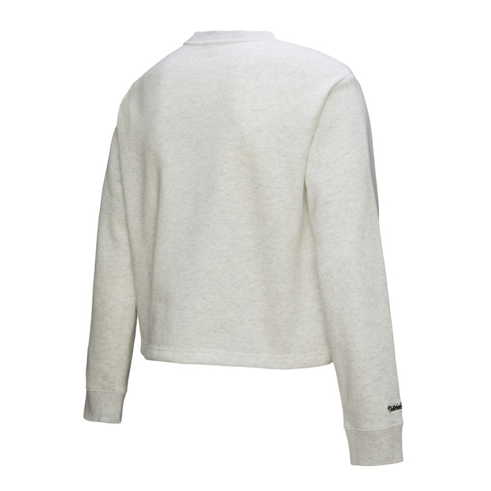 Philadelphia Phillies Mitchell & Ness Women's Cropped Toggle Pullover Sweatshirt - MLB