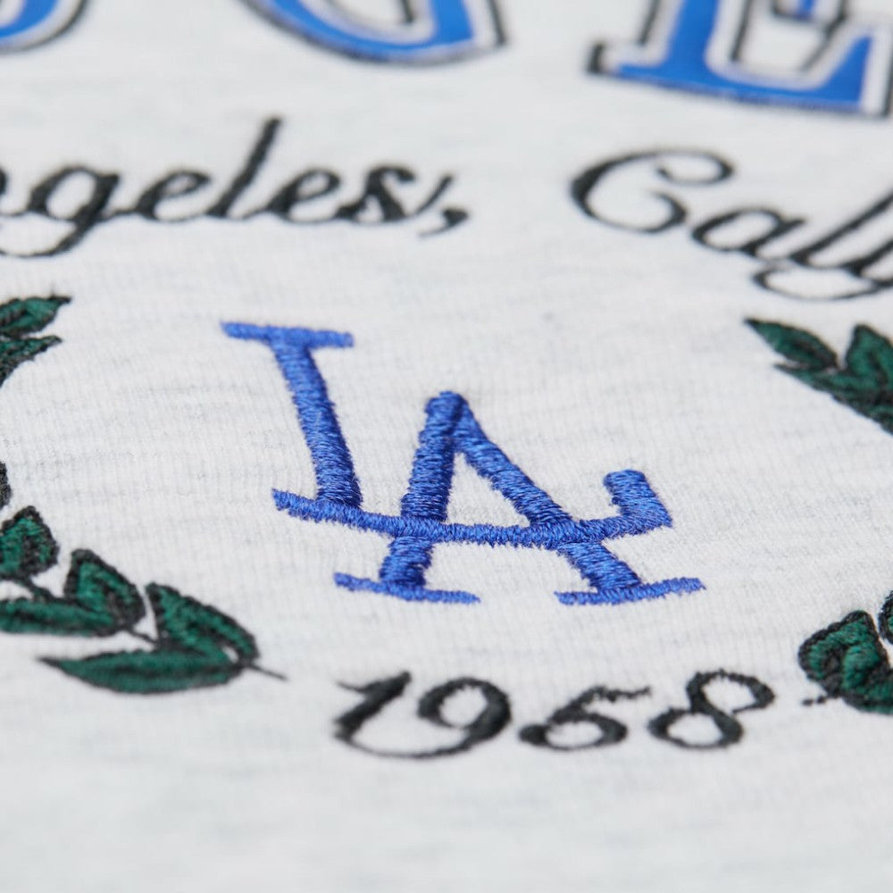 Los Angeles Dodgers Mitchell & Ness Women's Cropped Toggle Pullover Sweatshirt - MLB