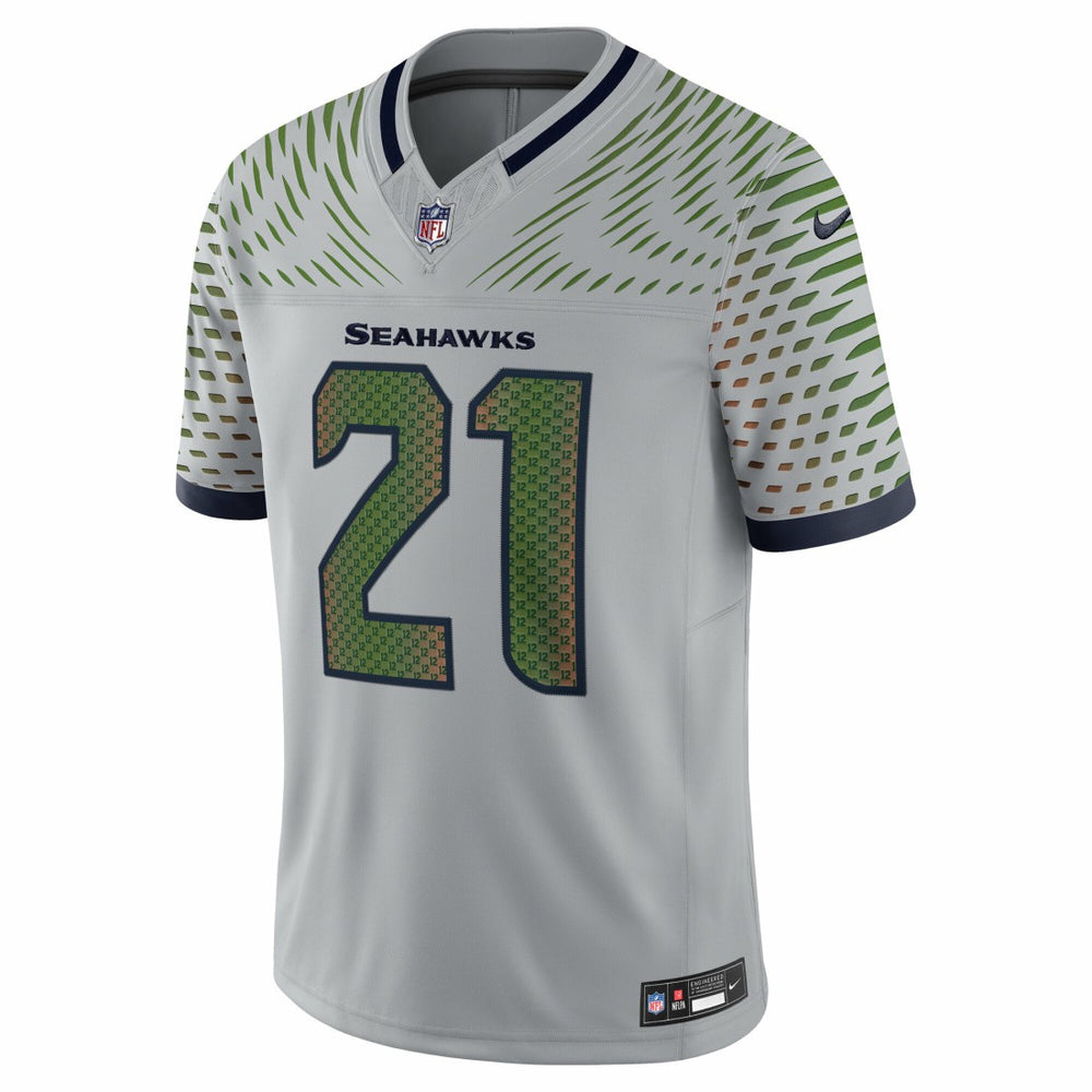 Devon Witherspoon Seattle Seahawks 2025 Rivalries Collection Limited Jersey Wolf Gray | Nike for Sale
