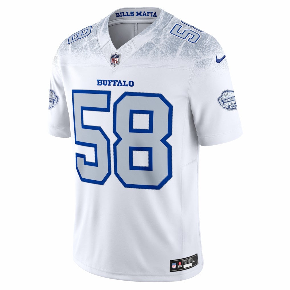 Matt Milano Buffalo Bills 2025 Rivalries Collection Limited Jersey White | Nike for Sale