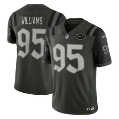 Quinnen Williams New York Jets 2025 Rivalries Collection Limited Jersey Gotham Green | Nike for Sale