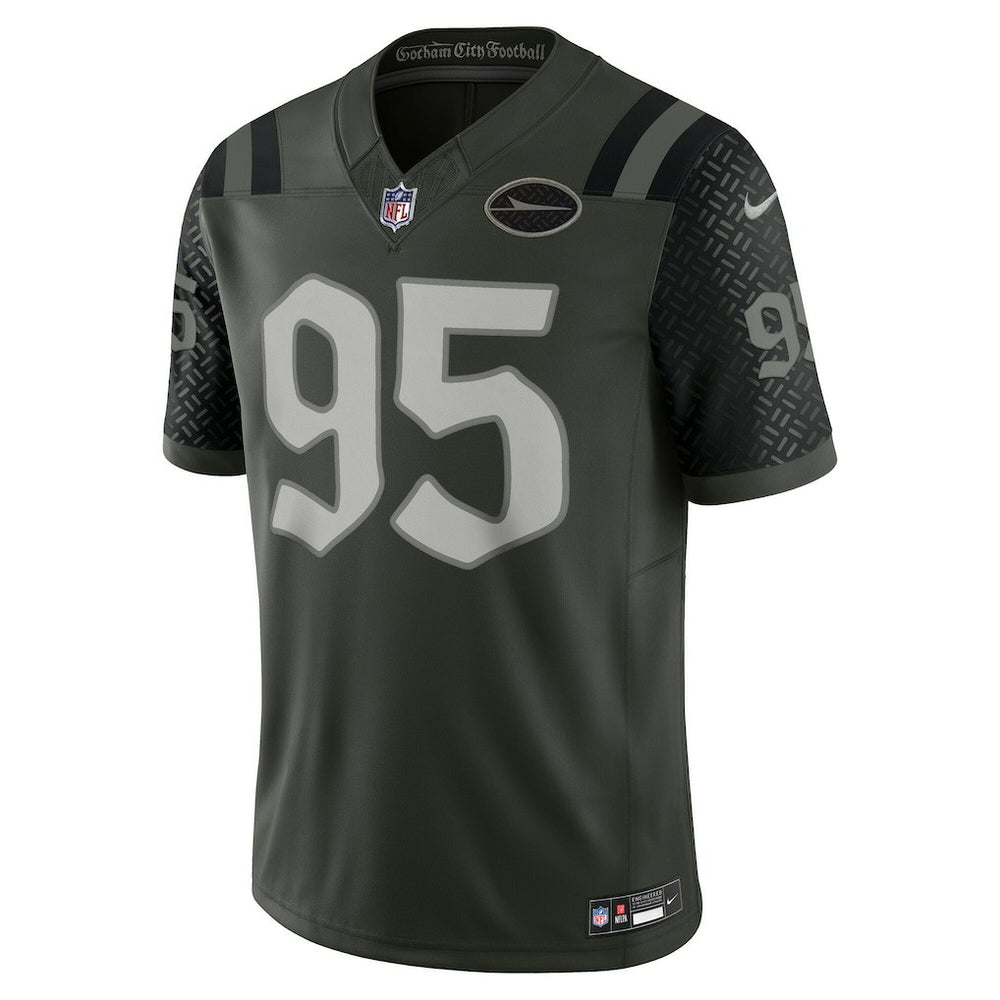 Quinnen Williams New York Jets 2025 Rivalries Collection Limited Jersey Gotham Green | Nike for Sale