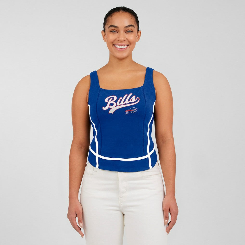 Buffalo Bills WEAR by Erin Andrews Women's Square Neck Tank Top Royal | NFL