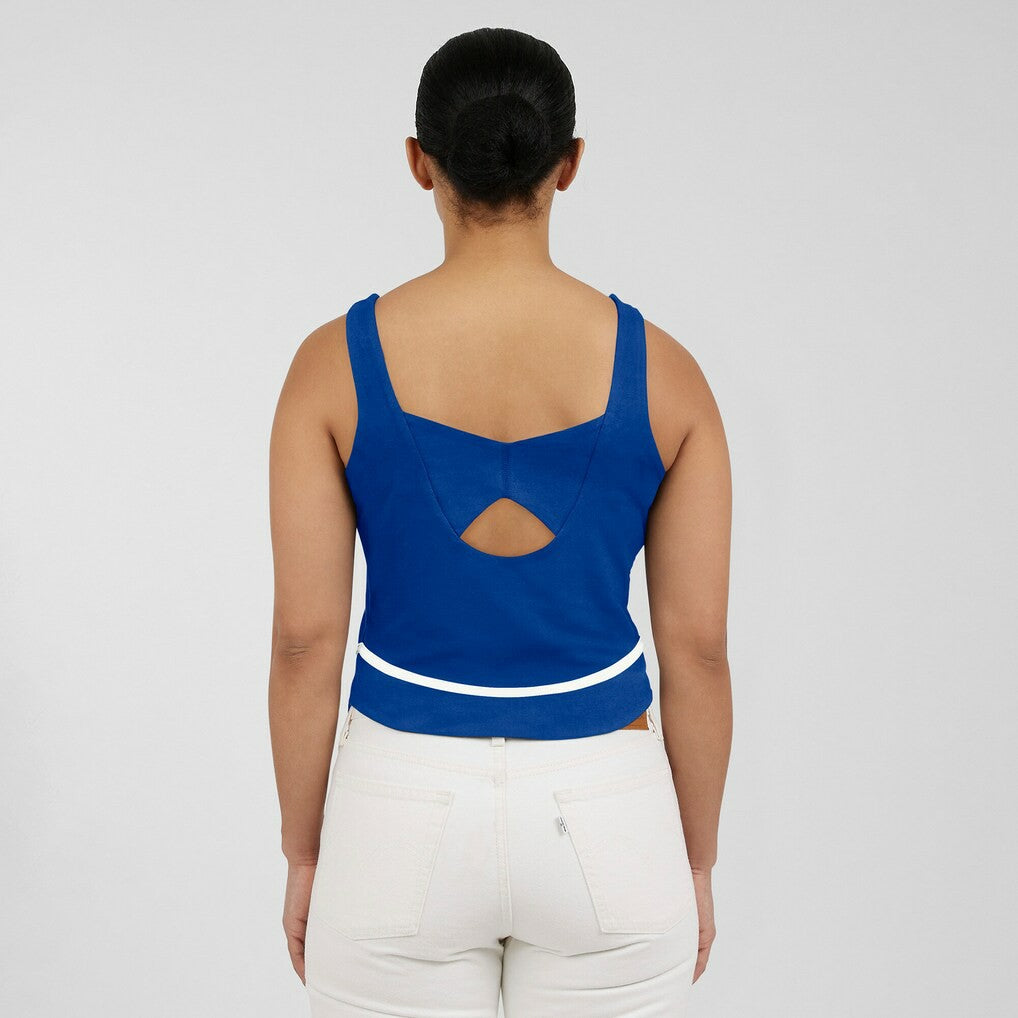 Buffalo Bills WEAR by Erin Andrews Women's Square Neck Tank Top Royal | NFL