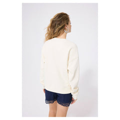 Chicago Cubs Terez Women's Technicolor  Oversized Pullover Sweatshirt - MLB