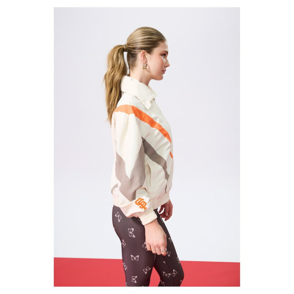 San Francisco Giants Terez Women's Ripstop Chevron Quarter-Zip Pullover - MLB