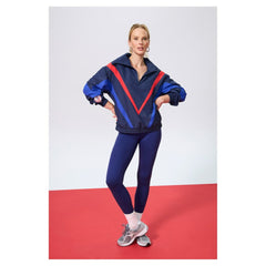 New York Yankees Terez Women's Ripstop Chevron Quarter-Zip Pullover - MLB