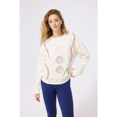 Chicago Cubs Terez Women's Baseball Stitch Pullover Sweatshirt - MLB