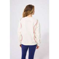 Chicago Cubs Terez Women's Baseball Stitch Pullover Sweatshirt - MLB