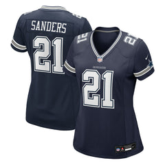 Deion Sanders Dallas Cowboys Women's Team Retired Player Game Jersey Navy | Nike for Sale