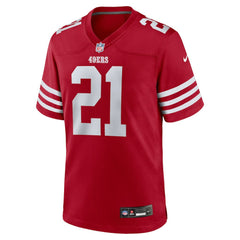 Deion Sanders San Francisco 49ers Team Retired Player Game Jersey Scarlet | Nike for Sale