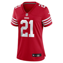 Deion Sanders San Francisco 49ers Women's Retired Player Game Jersey Scarlet | Nike for Sale