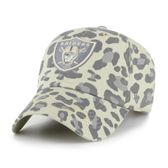 Las Vegas Raiders '47 Women's Bagheera Clean Up Adjustable Hat Gray | 47 brand