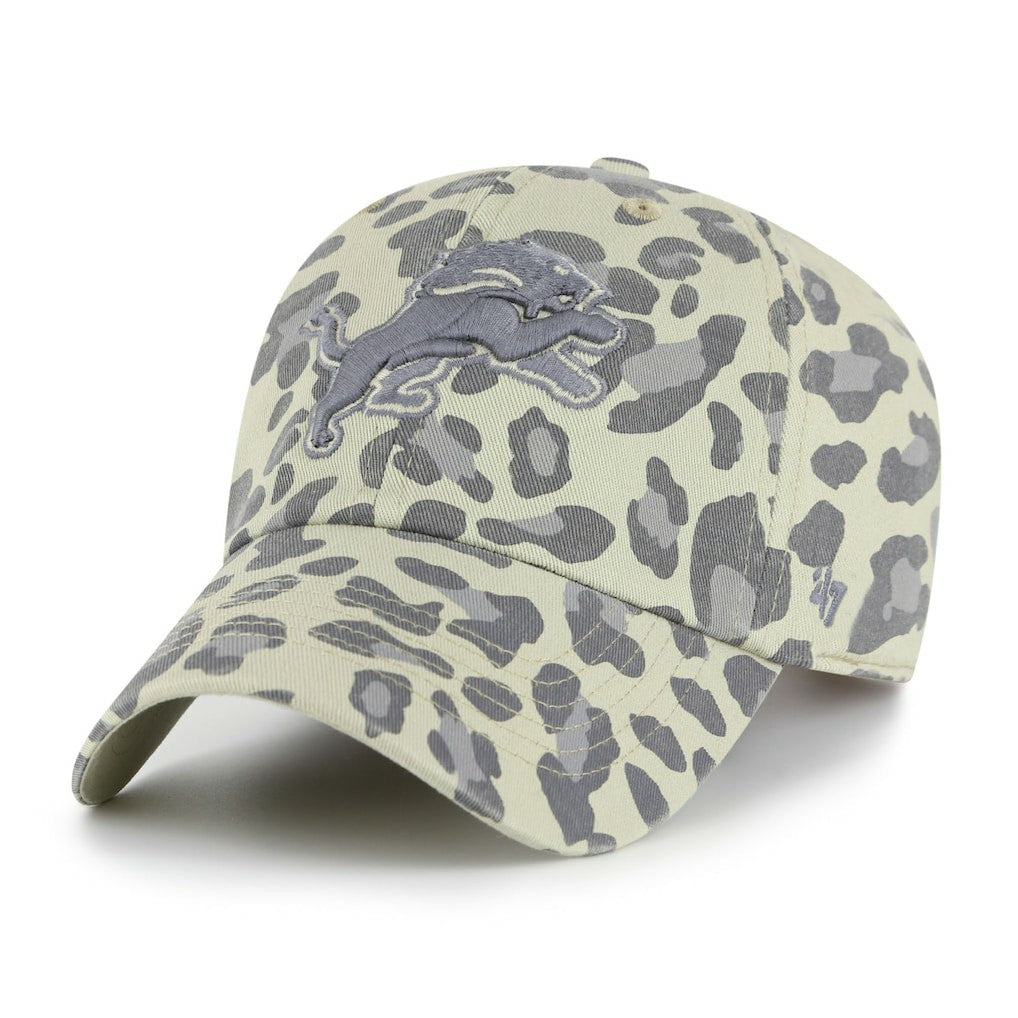 Detroit Lions '47 Women's Bagheera Clean Up Adjustable Hat Gray | 47 brand