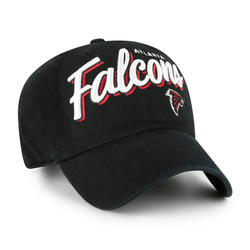 Atlanta Falcons '47 Women's Ariana Clean Up Adjustable Hat Black | 47 brand