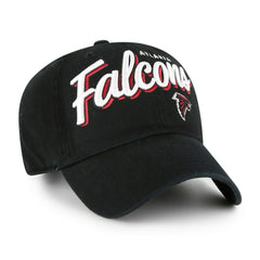 Atlanta Falcons '47 Women's Ariana Clean Up Adjustable Hat Black | 47 brand