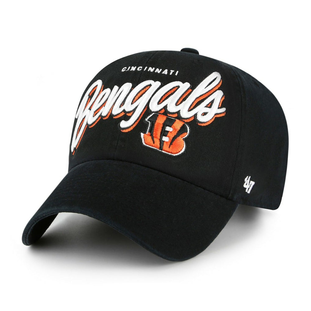 Cincinnati Bengals '47 Women's Ariana Clean Up Adjustable Hat Black | 47 brand
