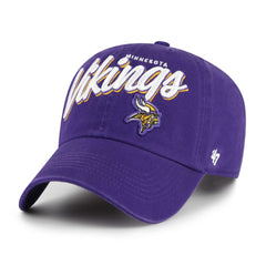 Minnesota Vikings '47 Women's Ariana Clean Up Adjustable Hat Purple | 47 brand