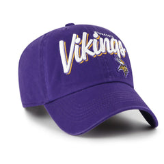 Minnesota Vikings '47 Women's Ariana Clean Up Adjustable Hat Purple | 47 brand