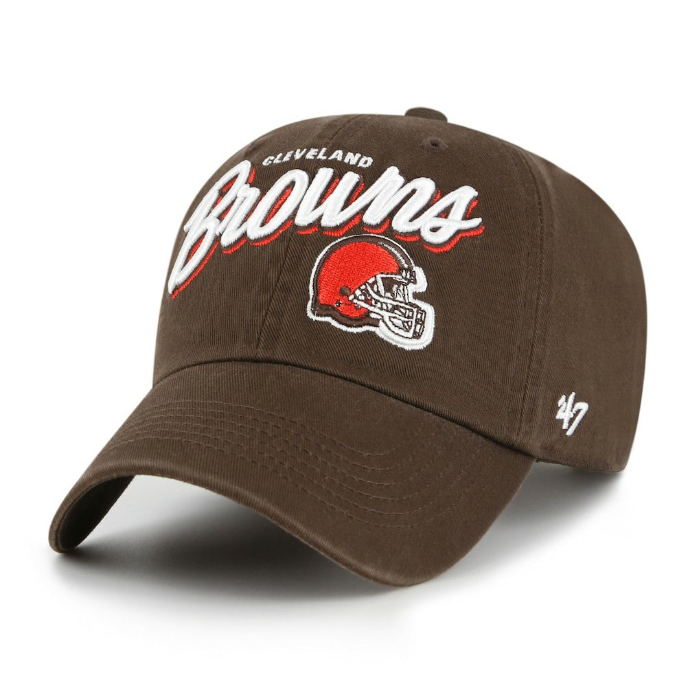Cleveland Browns '47 Women's Ariana Clean Up Adjustable Hat Brown | 47 brand