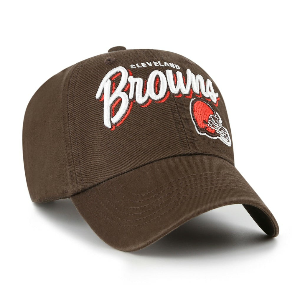 Cleveland Browns '47 Women's Ariana Clean Up Adjustable Hat Brown | 47 brand