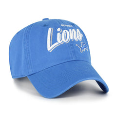 Detroit Lions '47 Women's Ariana Clean Up Adjustable Hat Blue | 47 brand