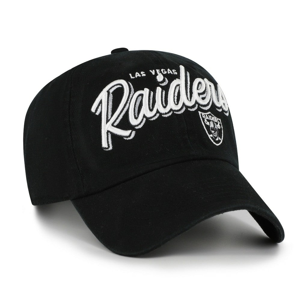 Las Vegas Raiders '47 Women's Ariana Clean Up Adjustable Hat Black | 47 brand