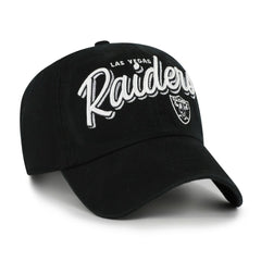 Las Vegas Raiders '47 Women's Ariana Clean Up Adjustable Hat Black | 47 brand