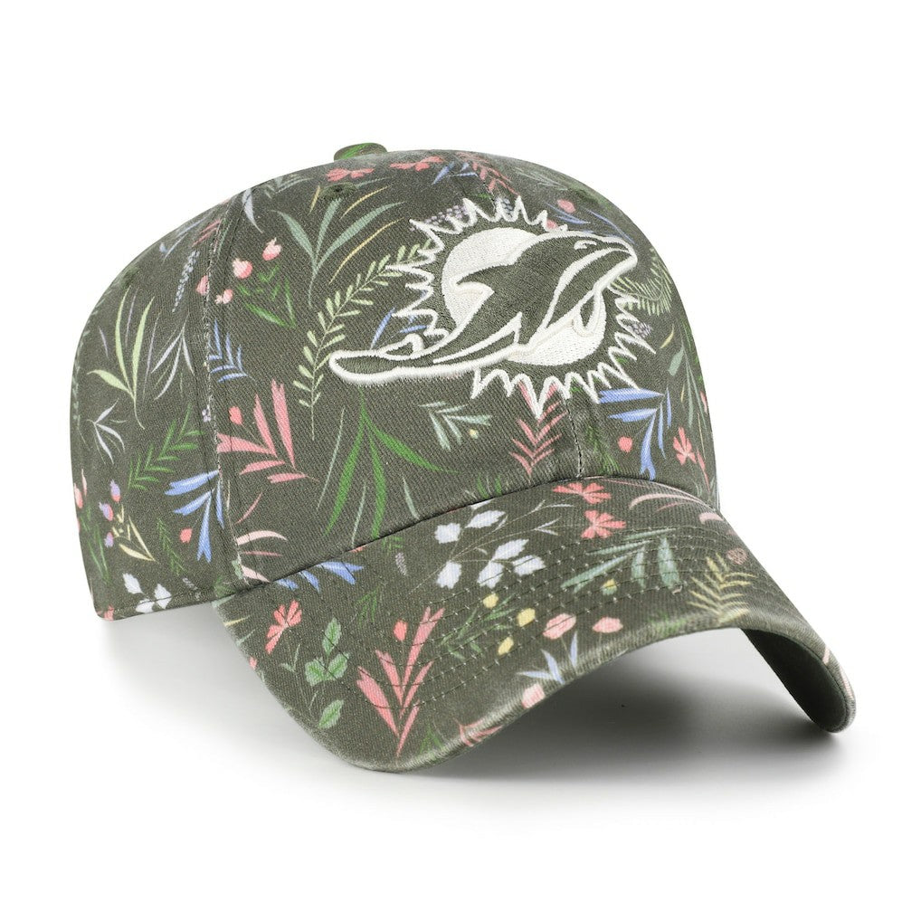 Miami Dolphins '47 Women's Verbena Clean Up Adjustable Hat Green | 47 brand