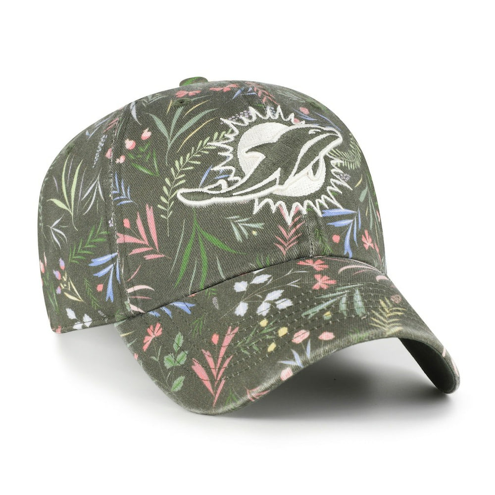 Miami Dolphins '47 Women's Verbena Clean Up Adjustable Hat Green | 47 brand