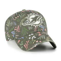 Miami Dolphins '47 Women's Verbena Clean Up Adjustable Hat Green | 47 brand