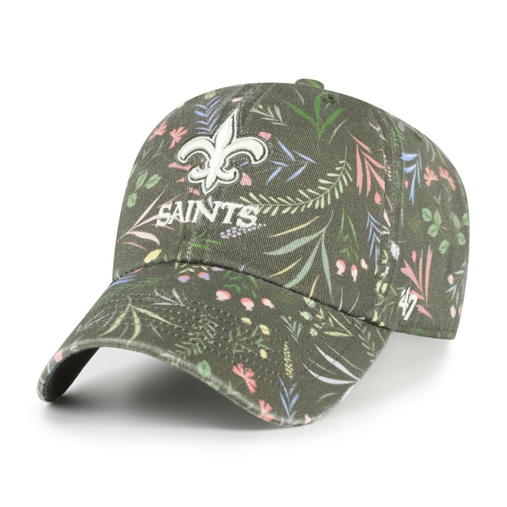 New Orleans Saints '47 Women's Verbena Clean Up Adjustable Hat Green | 47 brand