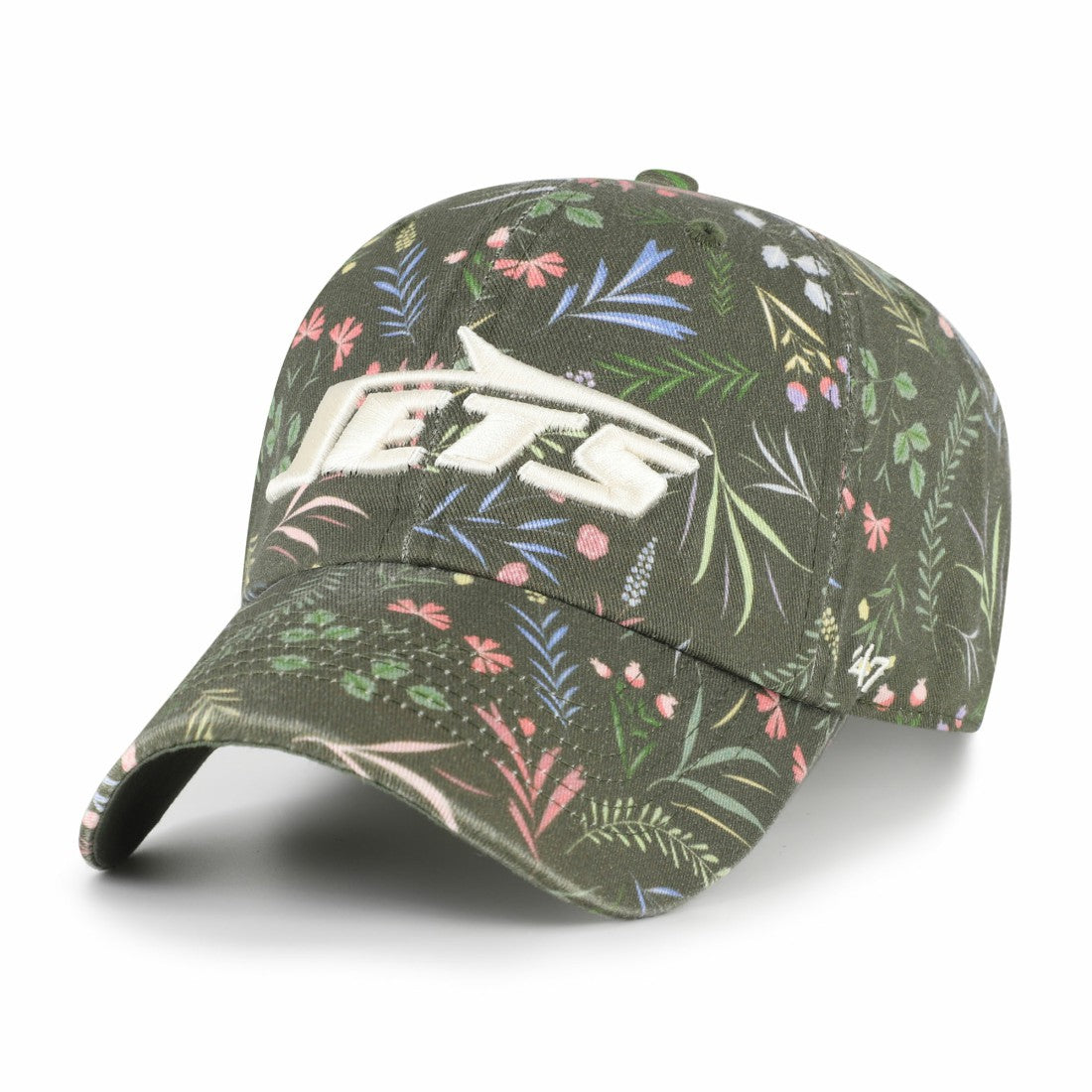 New York Jets '47 Women's Verbena Clean Up Adjustable Hat Green | 47 brand