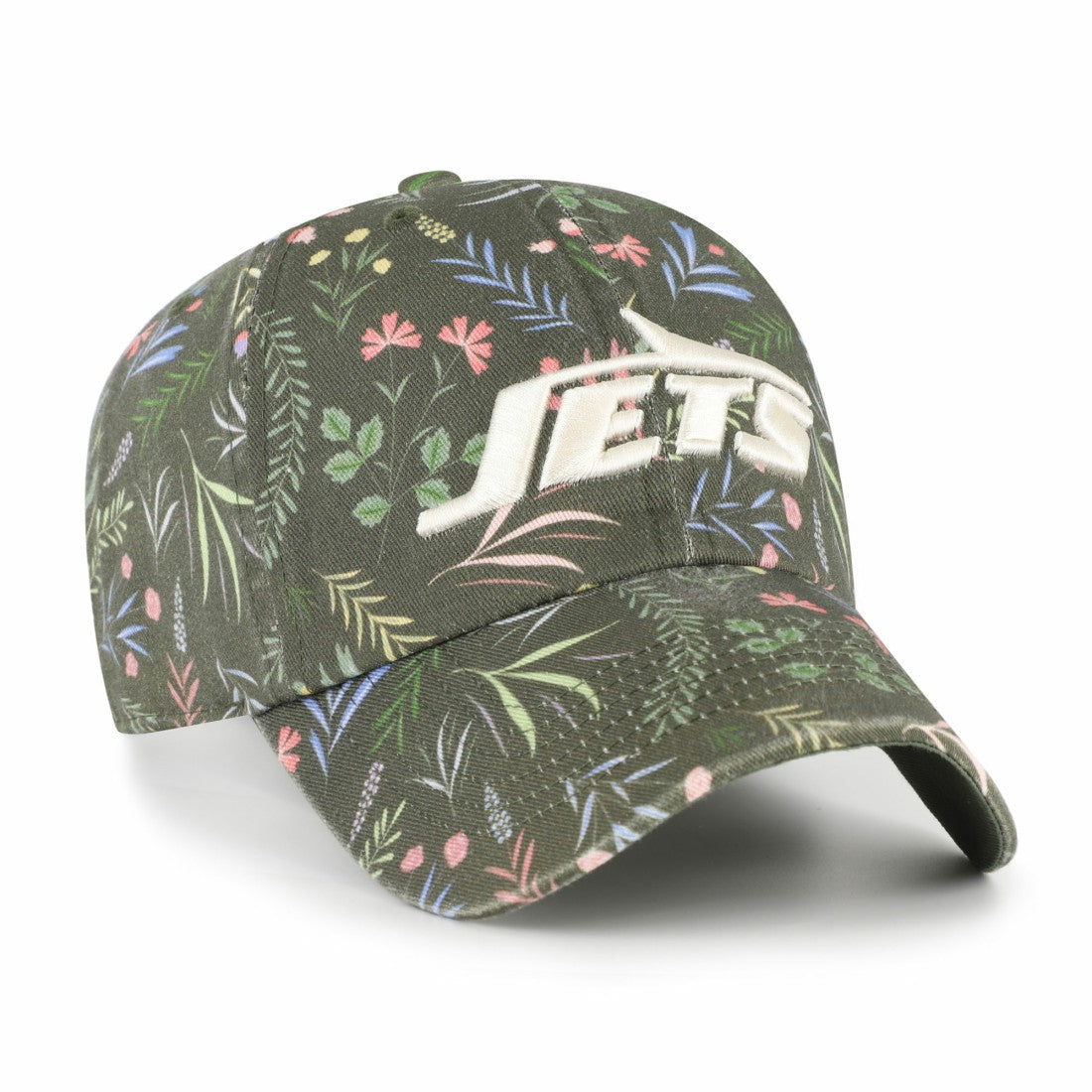 New York Jets '47 Women's Verbena Clean Up Adjustable Hat Green | 47 brand