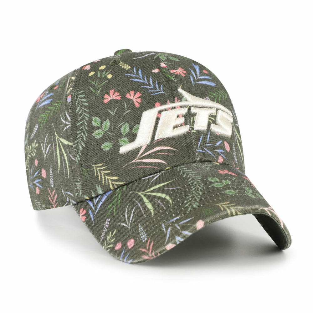 New York Jets '47 Women's Verbena Clean Up Adjustable Hat Green | 47 brand
