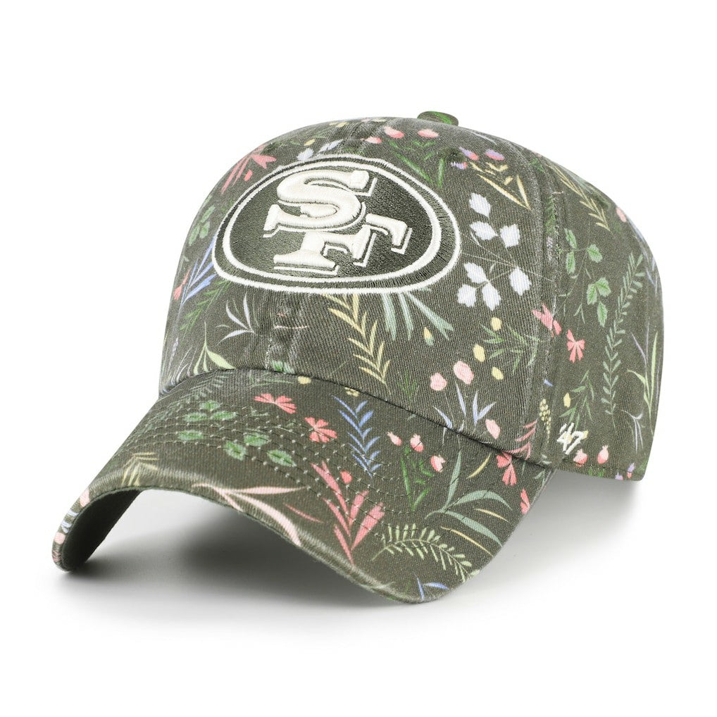 San Francisco 49ers '47 Women's Verbena Clean Up Adjustable Hat Green | 47 brand