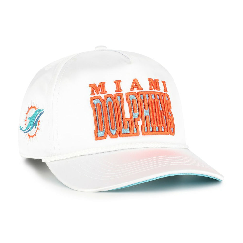 Miami Dolphins '47 Women's Outspoken Hitch Adjustable Hat White | 47 brand