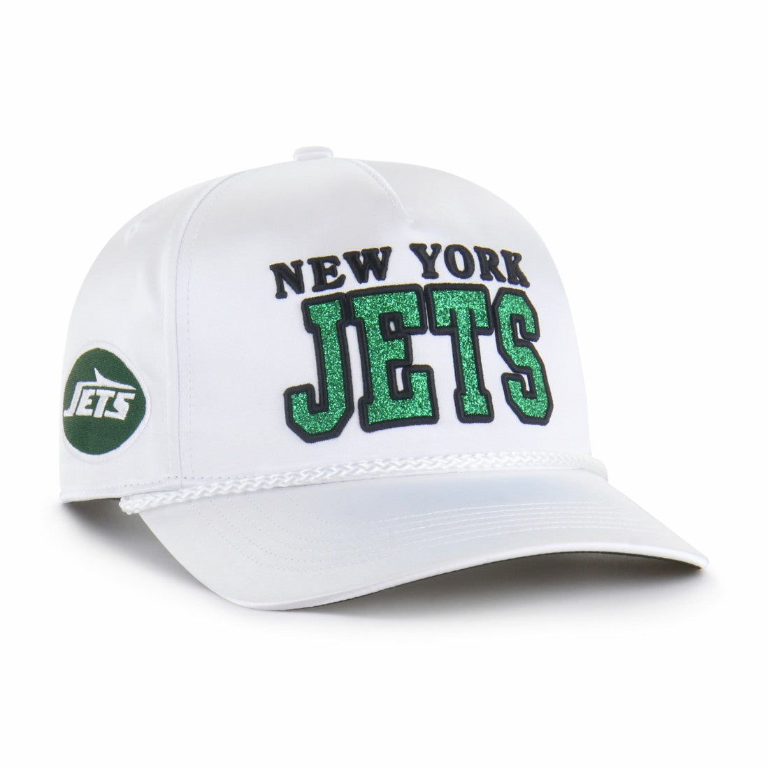 New York Jets '47 Women's Outspoken Hitch Adjustable Hat White | 47 brand
