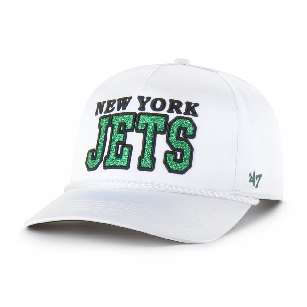 New York Jets '47 Women's Outspoken Hitch Adjustable Hat White | 47 brand