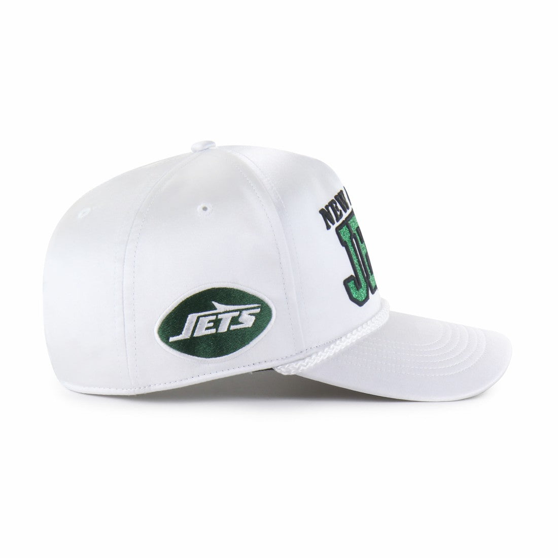 New York Jets '47 Women's Outspoken Hitch Adjustable Hat White | 47 brand