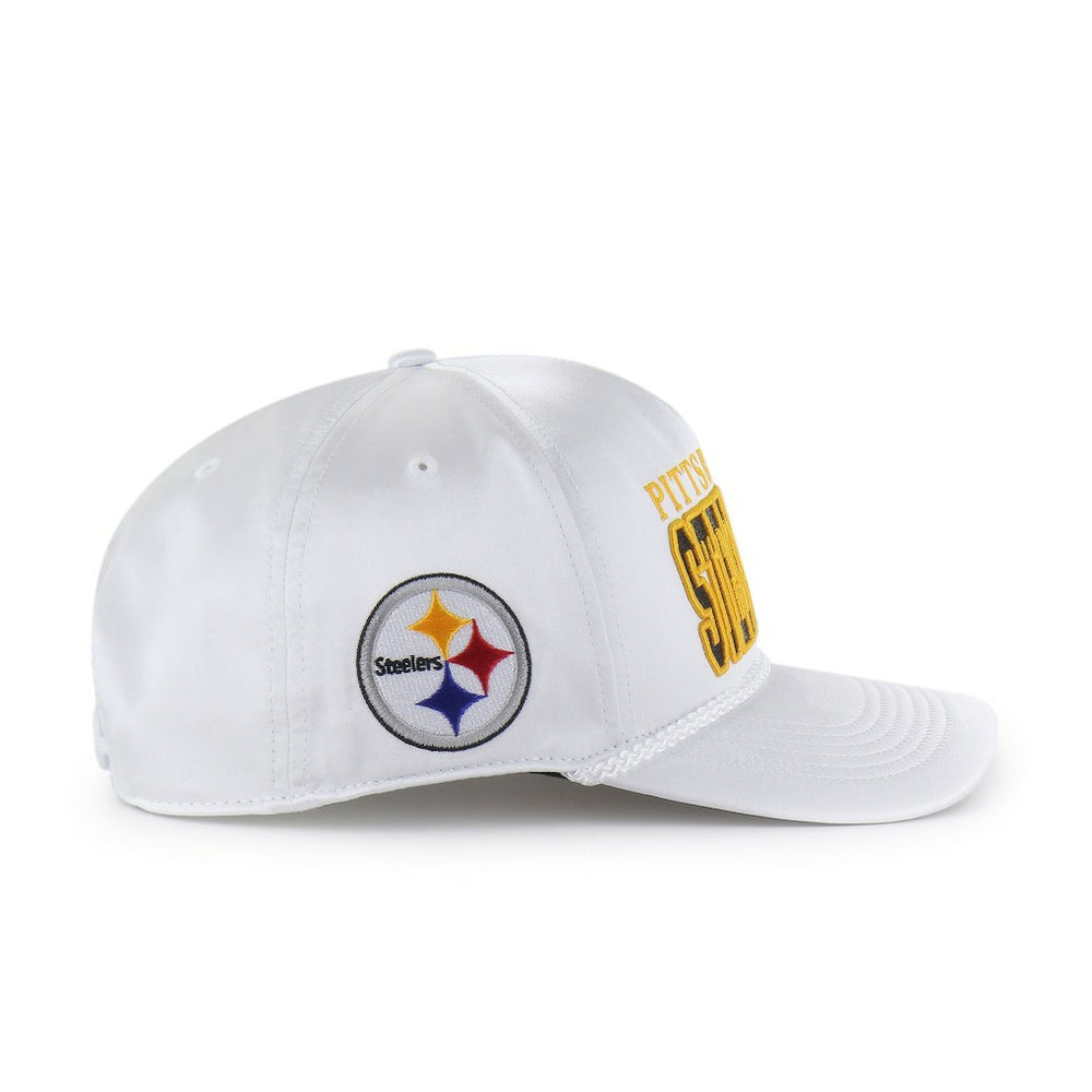 Pittsburgh Steelers '47 Women's Outspoken Hitch Adjustable Hat White | 47 brand