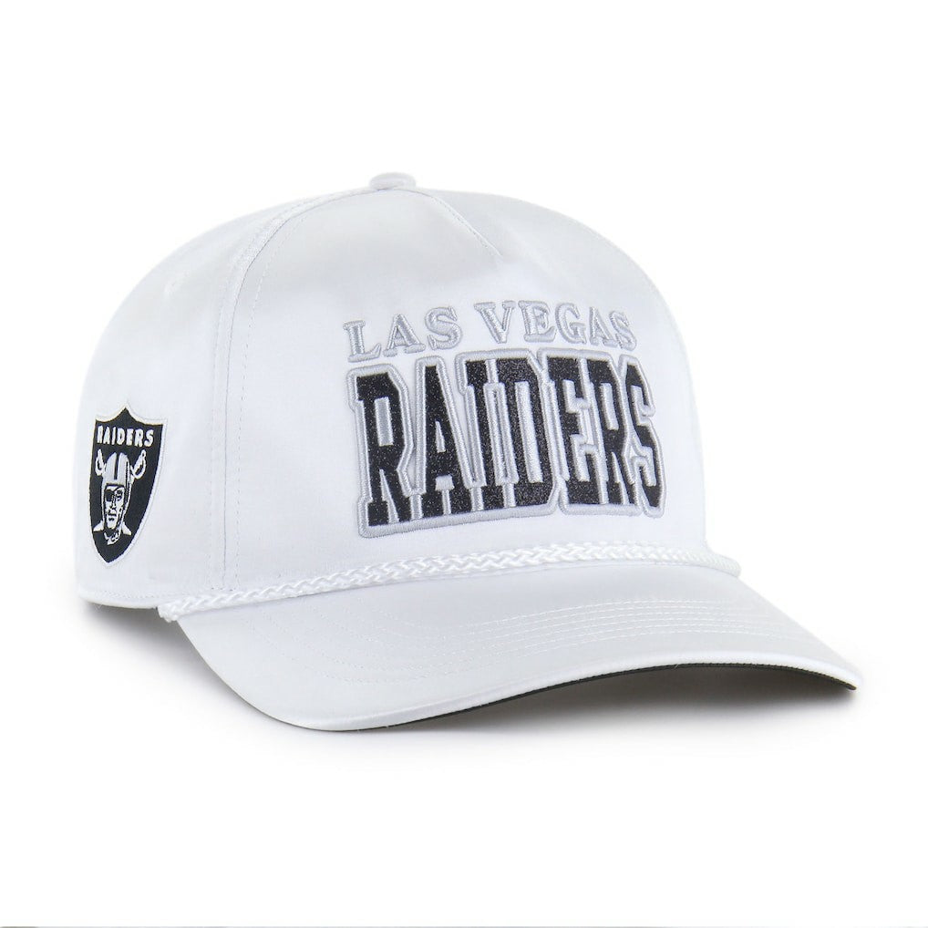 Las Vegas Raiders '47 Women's Outspoken Hitch Adjustable Hat White | 47 brand