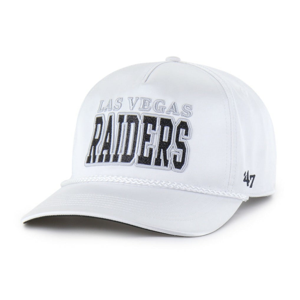 Las Vegas Raiders '47 Women's Outspoken Hitch Adjustable Hat White | 47 brand