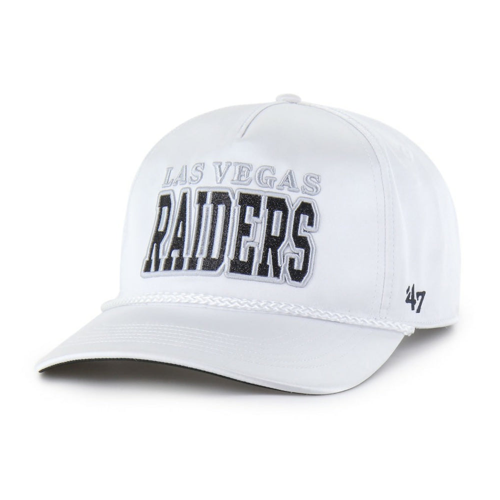 Las Vegas Raiders '47 Women's Outspoken Hitch Adjustable Hat White | 47 brand