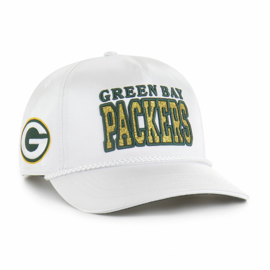 Green Bay Packers '47 Women's Outspoken Hitch Adjustable Hat White | 47 brand
